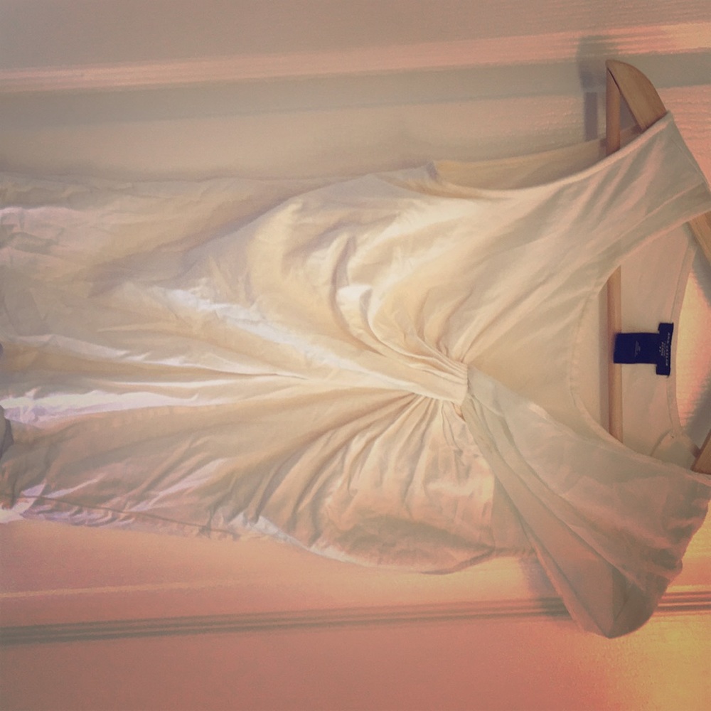 White knotted top